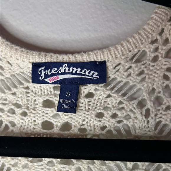 Elegant Cream Knit Long Cardigan - Picture 4 of 7